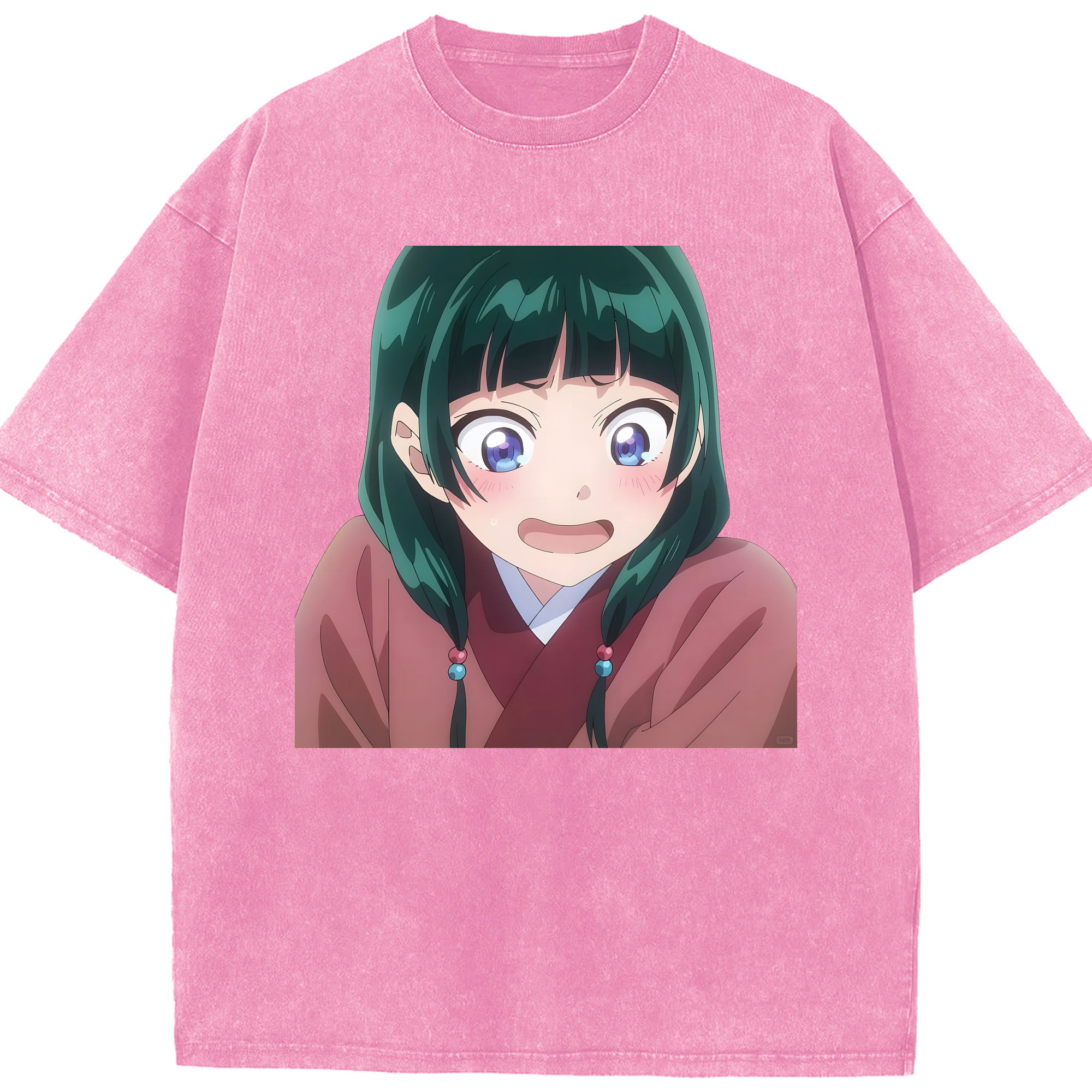 （画像用） 薬屋のひとりごと The Apothecary Diaries 綿100% ヴィンテージ風 半袖Tシャツ（フロントプリント）